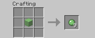 Slime Block Un-Crafting