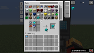 Diamond Bricks - crafting recipe