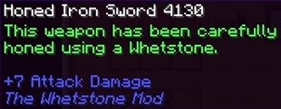Honed Sword Tooltip