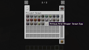 Mod's creative tab containing all the blocks added by this mod