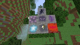 Thaumcraft integrated blocks (The picture doesn't include the Angry Zombie block)