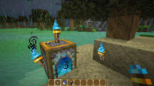 Toxic water with radioactive furnace and torches