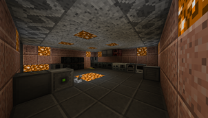 Orange Glowstone in Tech Room! (From TwstedTV)