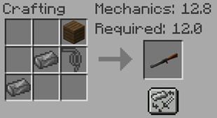 Crafting of shotgun
