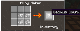 Cadmium Chunk Recipe