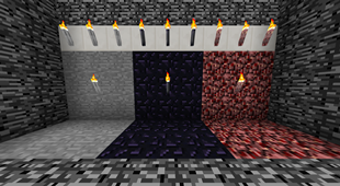 Stone, Obsidian, and Netherrack Torches (Added in 01.00.00)