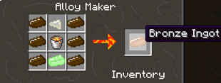 Bronze Ingot Recipe
