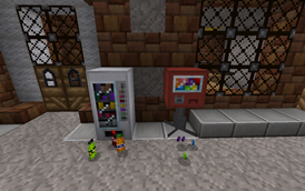 Soda and Candy vending machines