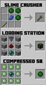 Crafting recipes
