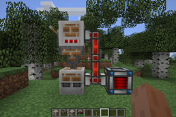 Basic ore smelting setup