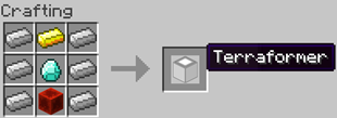 Crafting terrafomer
