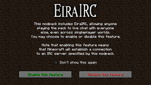 Modpack Confirmation Screen