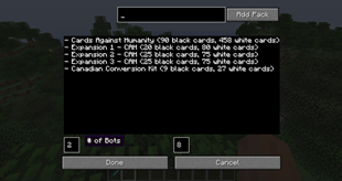 Create Game GUI