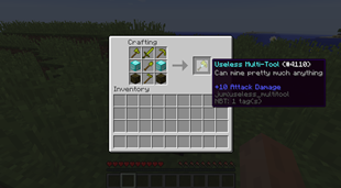 Useless Multi-Tool Crafting Recipe