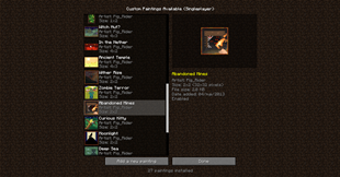 Adding paintings (config)