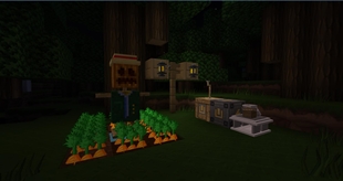 Scarecrow and little base