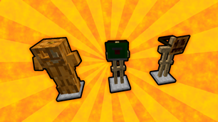 Pumpkin armor and 2 masks