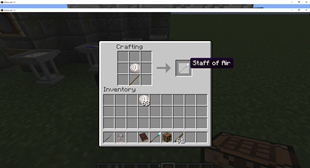 Example element staff recipe