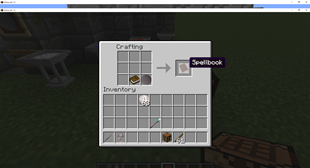 Spellbook crafting recipe