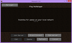 MultiplayerScreen with LoginButton added