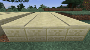 Chiseled sandstone path