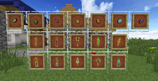 Badges and stone shards!