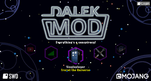 Dalek Mod Title Screen