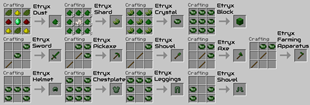 Etryx Crafting Recipes