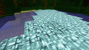 Frosty ice
