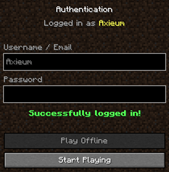 minecraft authentication status