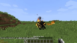 Fireball gun shot