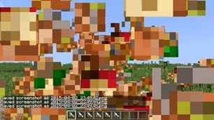 Food mesh gun shot 2