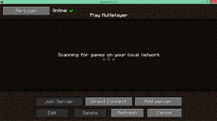 Multiplayerscreen with Sessionvalidator Online
