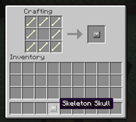 SkeletonSkullCrafting