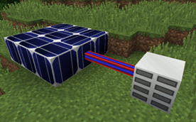 Solar Panels and Battery Array