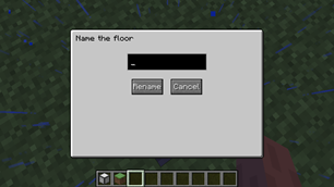Floor Naming GUI