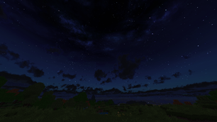 minecraft texture pack pernament night sky