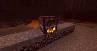 Nether Furnace Lit