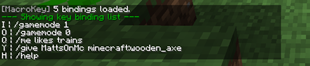 View your keybindings in chat