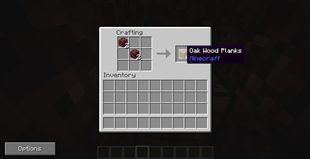 netherrack to wood