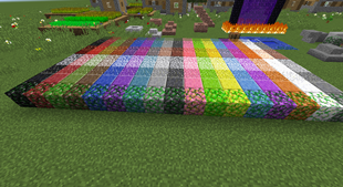 Dyed blocks