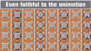 Even faithful to the animation of the 16px Default