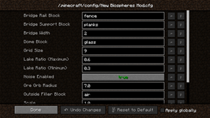new config