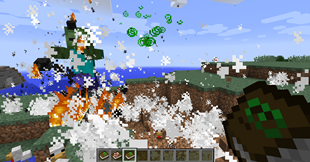 Giant zombie VS chickens