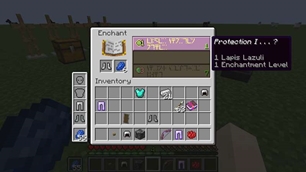 Example on enchantment table