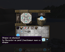 Corail Recycler : Build the diamond disk