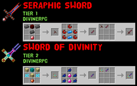 DivineRPG Sword Recipes