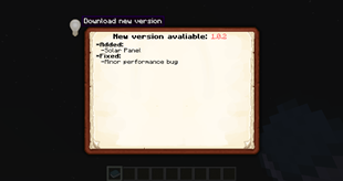 Changelog GUI