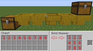 Gold hopper and slot assignment