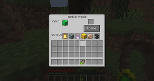 The nobles trade GUI